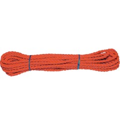 Corde multiusage longueur 10 m D. 8 mm orange BRAUN