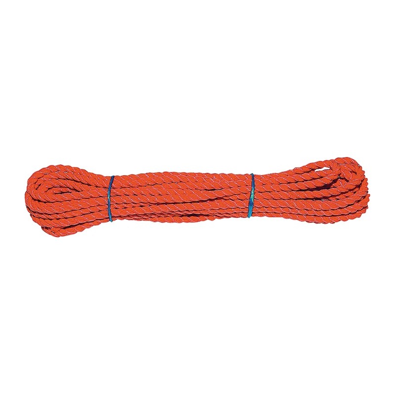 Corde multiusage longueur 10 m D. 8 mm orange BRAUN