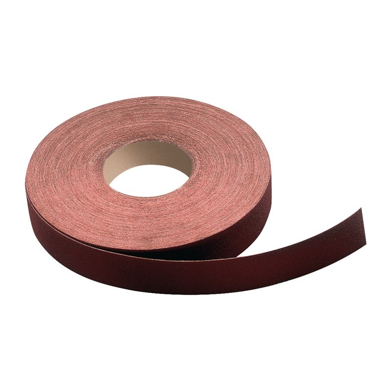 Rouleau de tissu abrasif 100 mm pour métal corindon PROMAT