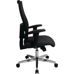 Chaise de bureau pivotante avec mécanisme synchrone ponctuel 450-550 mm sans accoudoirs capacité charge 110 kg TOPSTAR