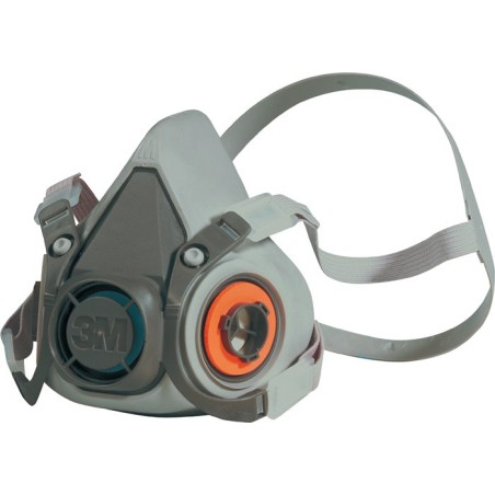 Demi-masque de protection respiratoire 6200 – Série 6000 EN 140 sans filtre M 1 pce/UE 3M