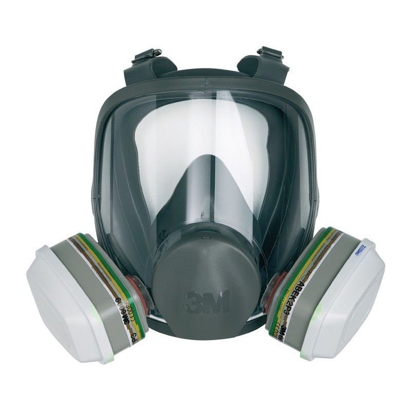 Masque complet protection respiratoire 6800 – Série 6000 EN 136 sans filtre taille M 1 pce/UE 3M