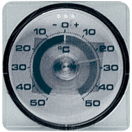 10 Thermomètres de fenêtres plage de mesure -50 bis 50 degr. C T.17 mm plastique TFA