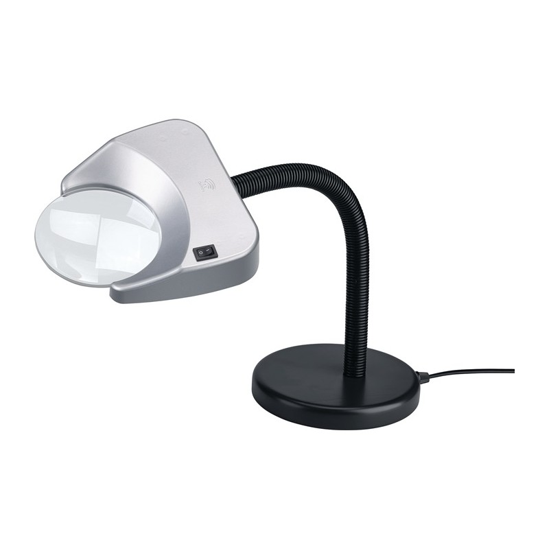 Lampe de loupe sur pied Tech-Line agrandissement 2x LED D. de lentille 120 mm SCHWEIZER