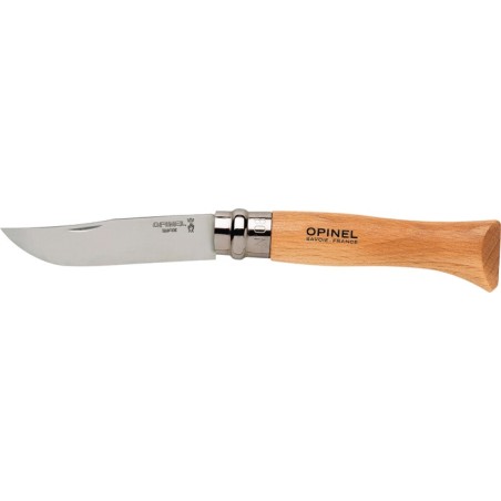 Couteau de poche L. poignée 110 mm L. des lames 85 mm longueur ouvert 195 mm inoxydable bois dur OPINEL