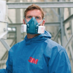 Demi-masque 3M de protection respiratoire 7502 – Série 7500 EN 140 sans filtre M 1 pce/UE