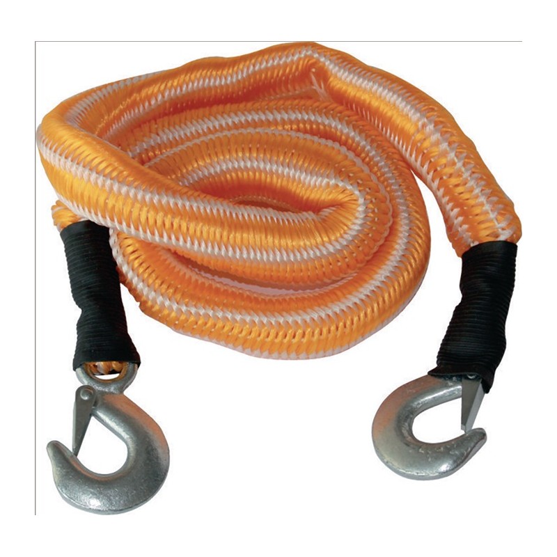 Câble de remorquage pour voitures Super Stretch 2 800 kg polypropylène crochet/crochet longueur 400 cm D. 20 mm